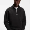 Sweatshirt mit Logo-Print aus Baumwollfrottee