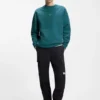 Sweatshirt mit Logo-Print aus Baumwollfrottee