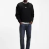 Sweatshirt mit Logo-Print aus Baumwollfrottee