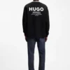Sweatshirt mit Logo-Print aus Baumwollfrottee