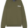 Sweatshirt mit Logo-Print aus Baumwollfrottee Sweatshirt mit Logo-Print aus Baumwollfrottee