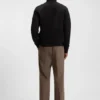 Sweatshirt mit Reißverschluss aus Baumwollmischung Sweatshirt mit Reißverschluss aus Baumwollmischung