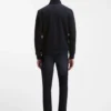 Sweatshirt mit Reißverschluss aus merzerisiertem Stretch-Baumwollpiqué Sweatshirt mit Reißverschluss aus merzerisiertem Stretch-Baumwollpiqué