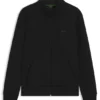 Sweatshirt mit Reißverschluss aus Stretch-Baumwolle mit Logo-Print Sweatshirt mit Reißverschluss aus Stretch-Baumwolle mit Logo-Print