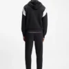 Sweatshirt mit Reißverschluss in Regular-Fit aus Spacer-Piqué