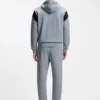 Sweatshirt mit Reißverschluss in Regular-Fit aus Spacer-Piqué