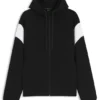 Sweatshirt mit Reißverschluss in Regular-Fit aus Spacer-Piqué
