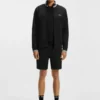 Sweatshirt mit Reißverschluss und Streifendetails aus einer Baumwollmischung