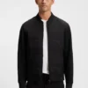 Sweatshirt mit Reißverschluss und wattierter Vorderseite Sweatshirt mit Reißverschluss und wattierter Vorderseite