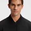 Sweatshirt mit Reißverschluss und wattierter Vorderseite Sweatshirt mit Reißverschluss und wattierter Vorderseite