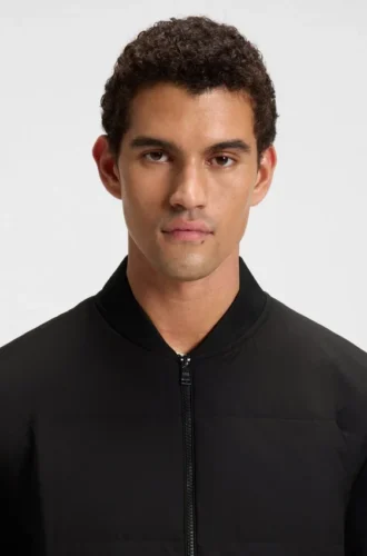 Sweatshirt mit Reißverschluss und wattierter Vorderseite