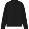Sweatshirt mit Reißverschluss und wattierter Vorderseite Sweatshirt mit Reißverschluss und wattierter Vorderseite