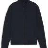 Sweatshirt mit Reißverschluss und wattierter Vorderseite Sweatshirt mit Reißverschluss und wattierter Vorderseite