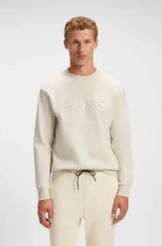Sweatshirt mit Sandwich-Logo aus Stretch-Baumwolle