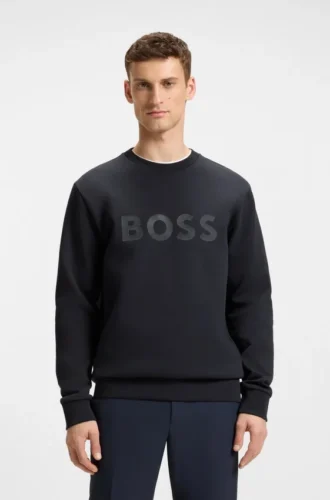 Sweatshirt mit Sandwich-Logo aus Stretch-Baumwolle