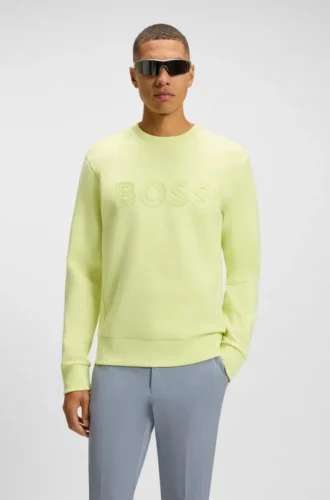 Sweatshirt mit Sandwich-Logo aus Stretch-Baumwolle