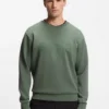 Sweatshirt mit Sandwich-Logo aus Stretch-Baumwolle