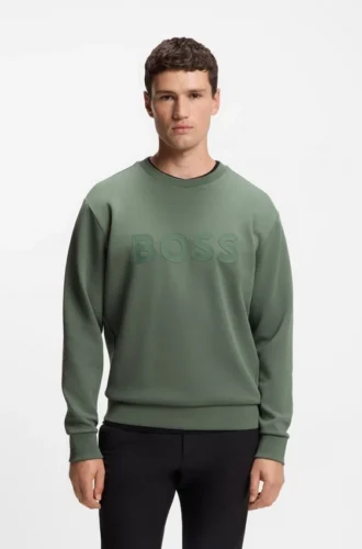 Sweatshirt mit Sandwich-Logo aus Stretch-Baumwolle