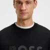 Sweatshirt mit Sandwich-Logo aus Stretch-Baumwolle