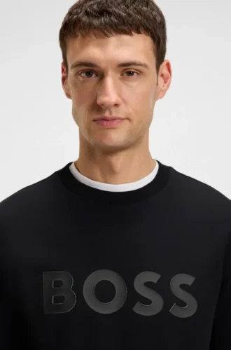 Sweatshirt mit Sandwich-Logo aus Stretch-Baumwolle