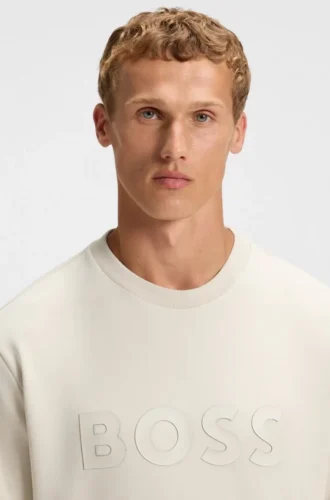 Sweatshirt mit Sandwich-Logo aus Stretch-Baumwolle