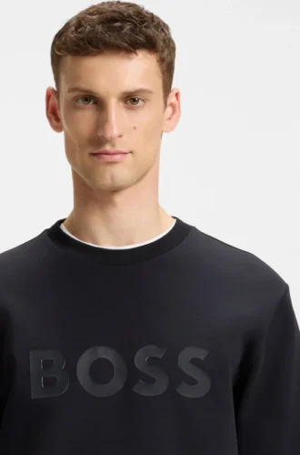 Sweatshirt mit Sandwich-Logo aus Stretch-Baumwolle