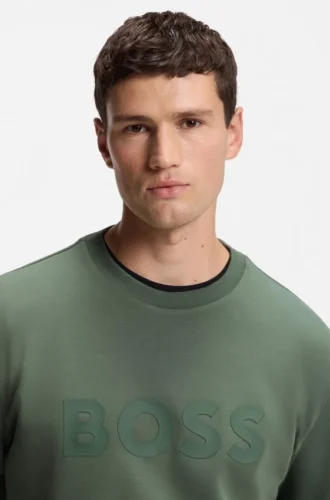 Sweatshirt mit Sandwich-Logo aus Stretch-Baumwolle