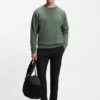Sweatshirt mit Sandwich-Logo aus Stretch-Baumwolle