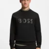 Sweatshirt mit tonigem Logo aus Stretch-Baumwolle