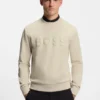 Sweatshirt mit tonigem Logo aus Stretch-Baumwolle