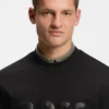 Sweatshirt mit tonigem Logo aus Stretch-Baumwolle