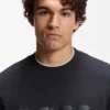 Sweatshirt mit tonigem Logo aus Stretch-Baumwolle