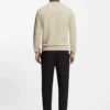 Sweatshirt mit tonigem Logo aus Stretch-Baumwolle
