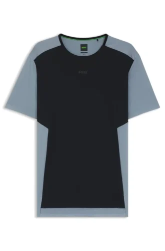 T-Shirt aus Active-Mesh-Jersey mit dekorativen reflektierenden Details