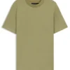 T-Shirt aus Baumwoll-Seide mit Prince-of-Wales-Karomuster T-Shirt aus Baumwoll-Seide mit Prince-of-Wales-Karomuster