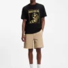 T-Shirt aus Baumwolle in lockerer Passform mit Fußballmotiv