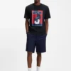 T-Shirt aus Baumwolle in lockerer Passform mit Fußballmotiv
