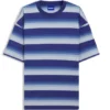 T-Shirt aus Baumwolle mit Blockstreifen in lockerer Passform T-Shirt aus Baumwolle mit Blockstreifen in lockerer Passform