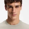 T-Shirt aus Baumwolle mit geometrischem Jacquard