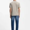 T-Shirt aus Baumwolle mit geometrischem Jacquard