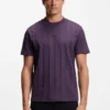 T-Shirt aus Baumwolle mit Jacquard-Muster