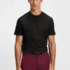 T-Shirt aus Baumwolle mit Jacquard-Muster T-Shirt aus Baumwolle mit Jacquard-Muster