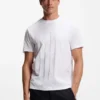 T-Shirt aus Baumwolle mit Jacquard-Muster T-Shirt aus Baumwolle mit Jacquard-Muster