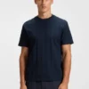 T-Shirt aus Baumwolle mit Jacquard-Muster T-Shirt aus Baumwolle mit Jacquard-Muster