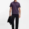 T-Shirt aus Baumwolle mit Jacquard-Muster