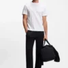 T-Shirt aus Baumwolle mit Jacquard-Muster T-Shirt aus Baumwolle mit Jacquard-Muster