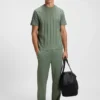 T-Shirt aus Baumwolle mit Jacquard-Muster T-Shirt aus Baumwolle mit Jacquard-Muster