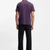 T-Shirt aus Baumwolle mit Jacquard-Muster