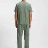 T-Shirt aus Baumwolle mit Jacquard-Muster T-Shirt aus Baumwolle mit Jacquard-Muster