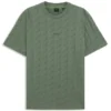 T-Shirt aus Baumwolle mit Jacquard-Muster T-Shirt aus Baumwolle mit Jacquard-Muster